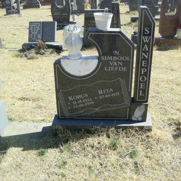SWANEPOEL Kobus 1923-1999 &amp; Rita 1931-