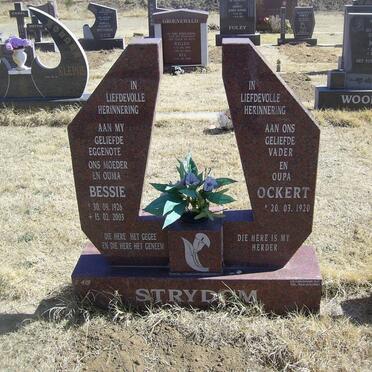STRYDOM Ockert 1920- &amp; Bessie 1926-2003