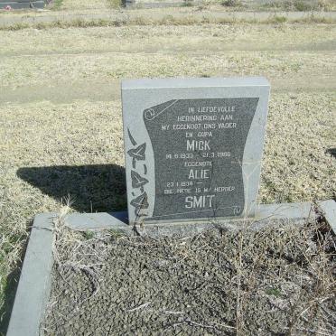 SMIT Mick 1933-1986 &amp; Alie 1934-