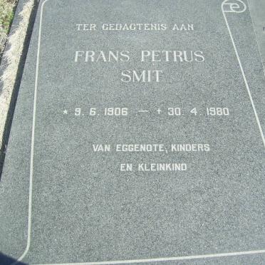 SMIT Frans Petrus 1906-1980