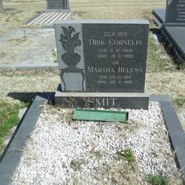 SMIT Dirk Cornelis 1909-1985 &amp; Martha Helena 1914-1986
