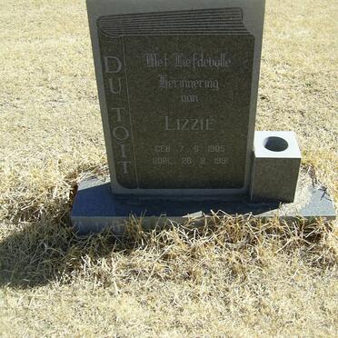 TOIT Lizzie, du 1905-1991