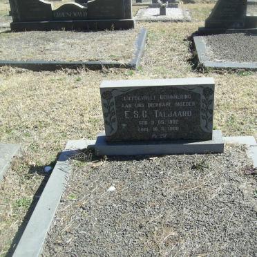 TALJAARD E.S.C. 1902-1988