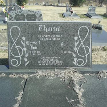 THORNE Garnett Jan 1961-1988 &amp; Dalene 1960-