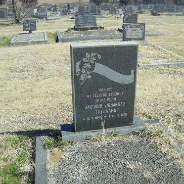 TALJAARD Jacobus Johannes 1940-1976