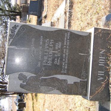 VILJOEN Phillippus Rhudolph 1893-1960