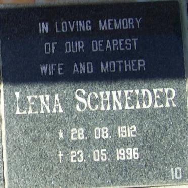 SCHNEIDER Lena 1912-1996