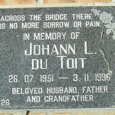 TOIT Johann L., du 1951-1996
