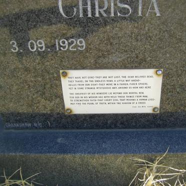 ? Christa  1929-
