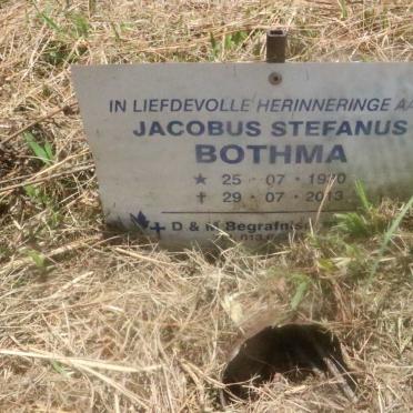 BOTHMA Jacobus Stefanus 1930-2013