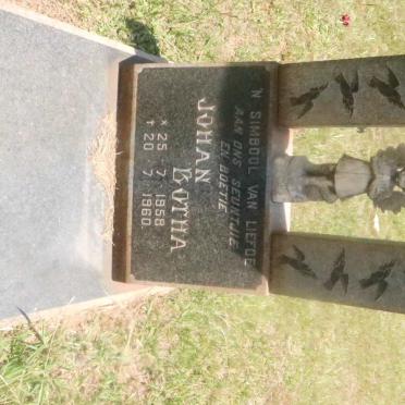 BOTHA Johan 1958-1960