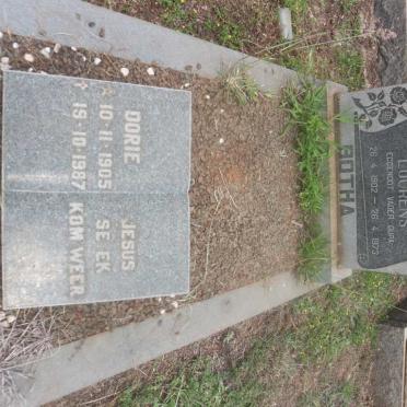 BOTHA Lourens 1902-1973 &amp; Dorie 1905-1987