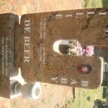 BEER Willie, de 1916-2001 &amp; Baby 1923-2008