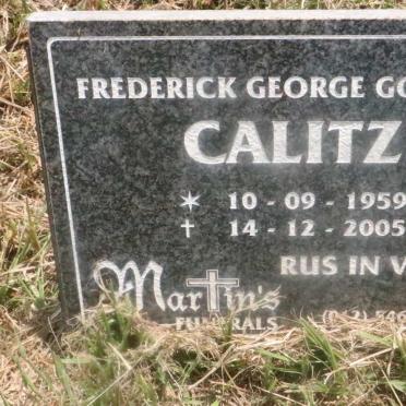 CALITZ Frederick George Gordon 1959-2005