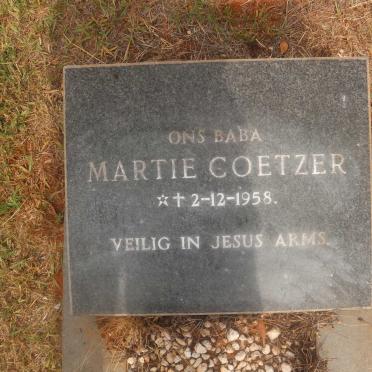 COETZER Martie 1958-1958