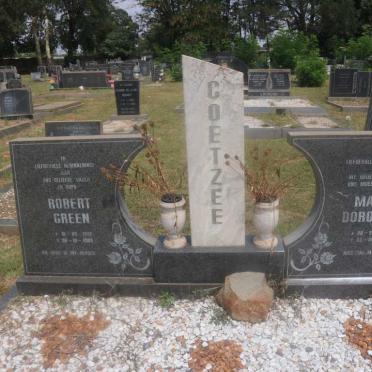 COETZEE Robert Green 1908-2005  &amp; Maria Dorothea 1913-1995