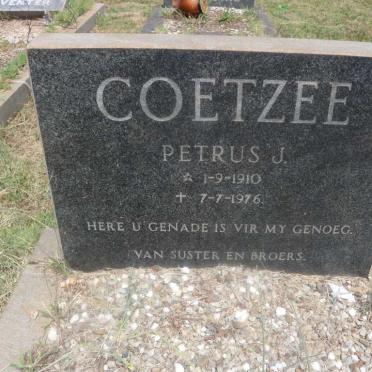 COETZEE Petrus J. 1910-1976