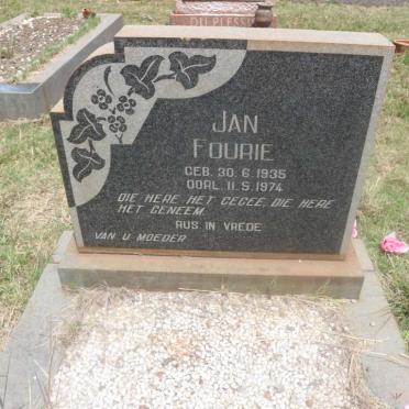 FOURIE Jan 1935-1974