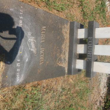 FOURIE Maria Jacoba 1938-1988