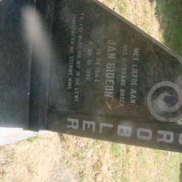 GROBLER Jan Gideon 1944-1996
