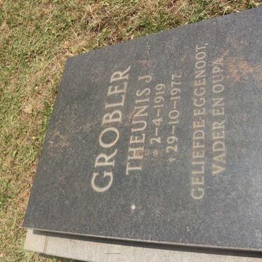 GROBLER Theunis J. 1919-1977