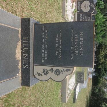 HEUNES Hermanus Johannes 1891-1972