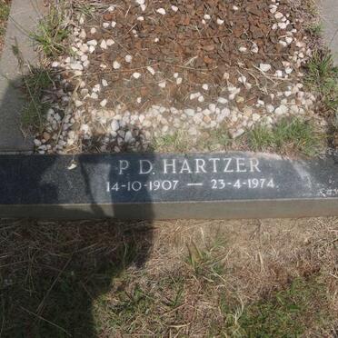 HARTZER P.D. 1907-1974