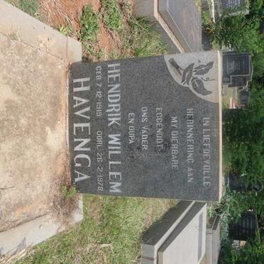 HAVENGA Hendrik Willem 1919-1978