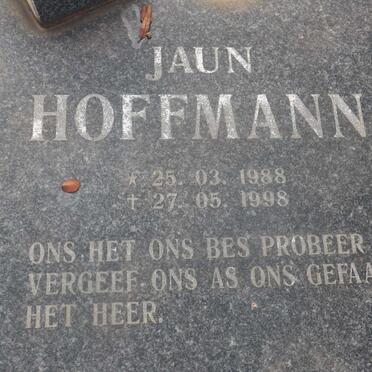 HOFFMANN Jaun 1988-1998