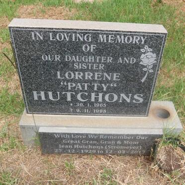 HUTCHONS Lorrene 1965-1998