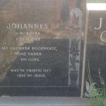 JORDAAN Johannes 1934-1988