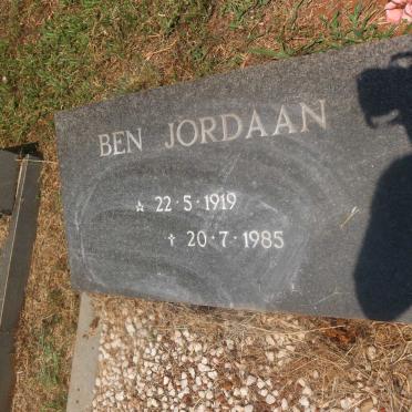 JORDAAN Ben 1919-1985