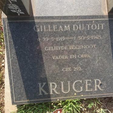 KRUGER Gilleam du Toit 1919-1983