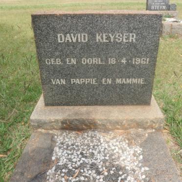 KEYSER David 1961-1961