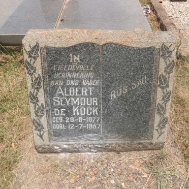 KOCK Albert Seymour, de 1877-1957