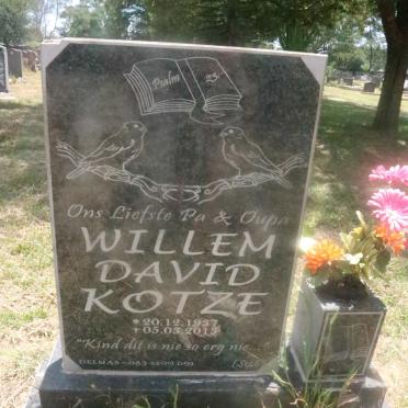 KOTZE Willem David 1937-2013