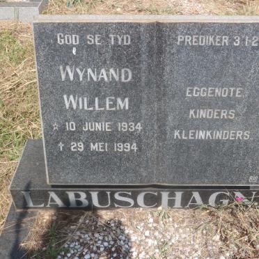LABUSCHAGNE Wynand Willem 1934-1994
