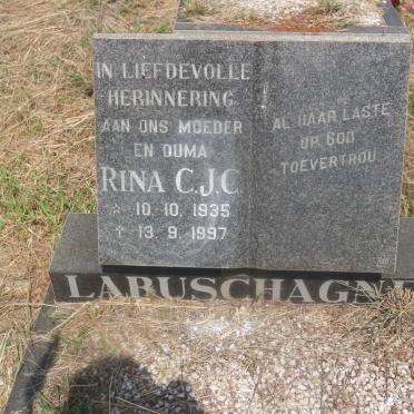 LABUSCHAGNE C.J.C. 1935-1997