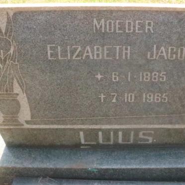 LUUS Philippus Jacobus 1878-1972 &amp; Elizabeth Jacoba 1885-1965