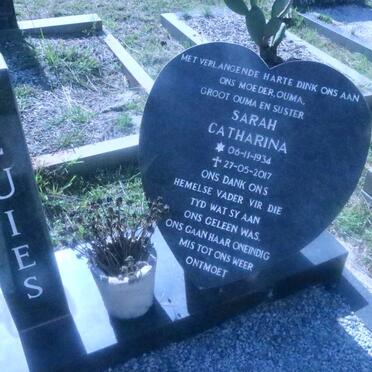 LUIES Sarah Catharina 1934-2017