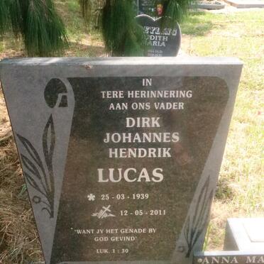 LUCAS Dirk Johannes Hendrik 1939-2011
