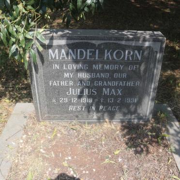 MANDELKORN Julius Max 1919-1991