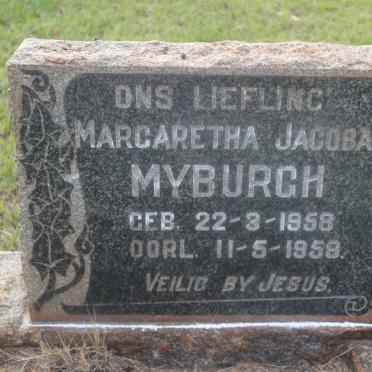 MYBURGH Margaretha Jacoba 1958-1958