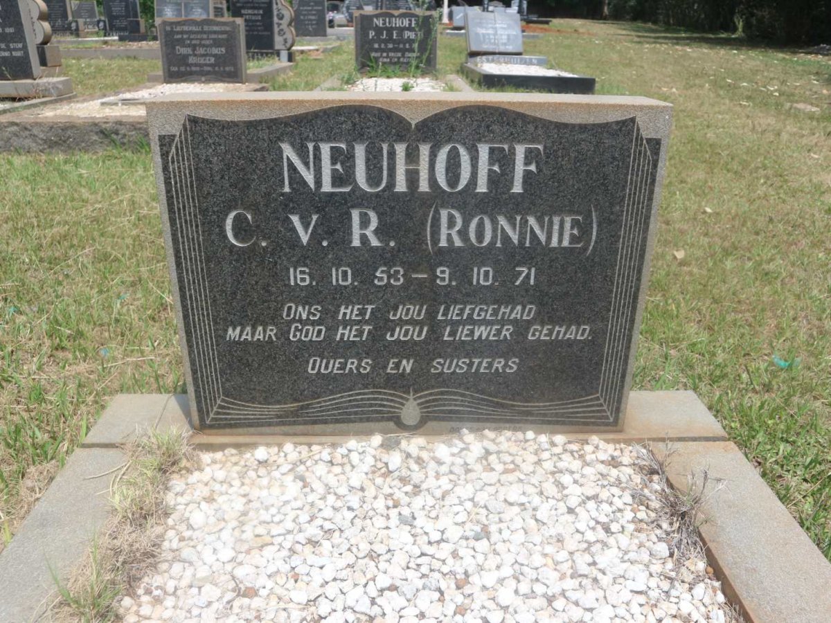 NEUHOFF C.v.R. 1953-1971