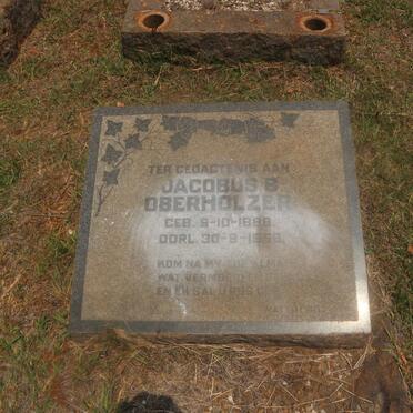 OBERHOLZER Jacobus B. 1888-1956