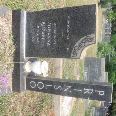 PRINSLOO Johanna Elizabeth 1948-1978