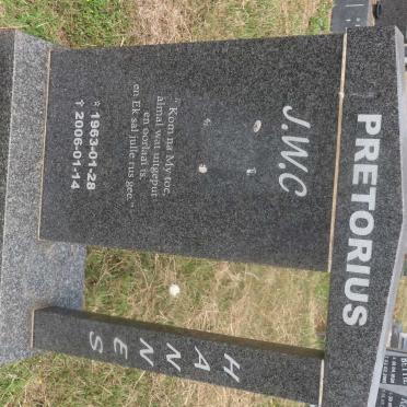 PRETORIUS J.W.C. 1963-2006