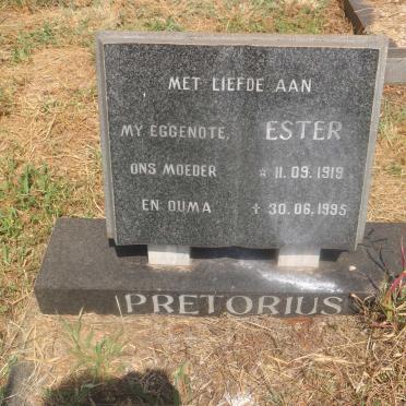 PRETORIUS Ester 1919-1995