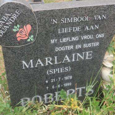 ROBERTS Marlaine nee SPIES 1978-1999 :: ROBERTS Duandre
