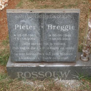 ROSSOUW Pieter 1947-2002 &amp; Breggie 1948-2003